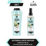 Belirtilmemiş Nutribalance Repair Saç Dökülmesine Karşı Şampuan 400 ml ve Durulanmayan Sıvı Saç Kremi 200 ml