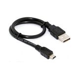 Belirtilmemiş Oem Mini USB 5 Pin Şarj ve Data Kablosu 50 cm Siyah Dayanıklı Tasarım ile Hızlı Bağlantı