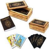 Belirtilmemiş Okey Tarot Oyun Kartı Ahşap Kutulu