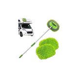 Belirtilmemiş Oto Yıkama Mop Seti Yedek Mikrofiber Bezli