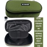 Belirtilmemiş Oval Kalemlik Üstten Açılır Kaliteli Su Geçirmez Kumaş 5X10X23 cm Kalem Çantası Kalem Kutusu - Renkli - diğer