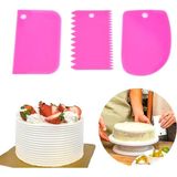 Belirtilmemiş Pasta Hamur Şekillendirici Spatula Kazıyıcı Dekoratör Set