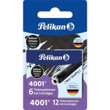 Belirtilmemiş Pelikan STANDART-4001 Mürekkep Kartuşları, 2 Kılıf, Blistervperackung