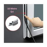 Belirtilmemiş Pimapen Contası Gri Kapı Pencere Fitili 10 Metre Pvc Pimapen Fitili Bütün Markalara Uyumlu