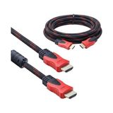 Belirtilmemiş PM-9554 3 Metre Yüksek Hızlı 1.4V HDMI Kablosu 1080P-4K-3D Dayanıklı Örgülü Dış Kılıf