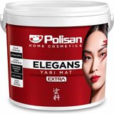Belirtilmemiş Polisan Elegans Extra Yarı Mat Silikonlu Iç Cephe Boyası 15 Lt Beyaz - diğer