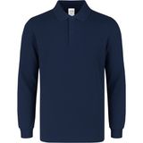 Belirtilmemiş Polo Yaka Lacivert Uzun Kollu Sweatshirt Iş Tişörtü