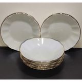 Belirtilmemiş Porselen 12 cm Altin Yaldiz 12'li Çay Tabak 86909473921792