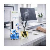 Belirtilmemiş Pudra Koku Çubuklu Oda Kokusu Reed Diffuser 50 ml Uzun Süre Kalıcı Ev Ofis Salon Yatak Odası Dekoratif Ortam Kokulandırıcı