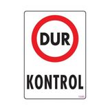 Belirtilmemiş Pvc Levha Quot;dur Kontrolquot; 25*35 cm - 25 x 35 cm