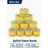 Belirtilmemiş Rasyonel Akrilik Koli Bandı 45X100 mt 10 Adet