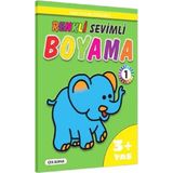 Belirtilmemiş Renkli Sevimli Boyama -1 (3+Yaş)