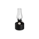 Belirtilmemiş Retro Şarjlı Gece Lambası ve Hava Nemlendirici Buhar Makinesi 280ml Siyah Renk Özellikleriyle