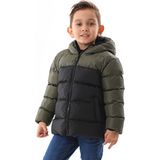 Belirtilmemiş Robalı Kapüşonlu Şişme Mont & Kaban RB-500 Haki Renkli Su ve Rüzgar Geçirmez Özellikli - 2 - 4 Yaş