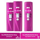 Belirtilmemiş Saç Bakım Şampuanı Saç Dökülmelerine Karşı 400 ml X2 Bakım Kremi 350 ml