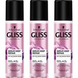 Belirtilmemiş Serum Deep Repair Onarıcı Durulanmayan Sıvı Saç Kremi 200 ml 3'lü