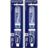 Belirtilmemiş Signal White Now Macunu 14 ml + Fırçası Seyahat Seti 2li Paket