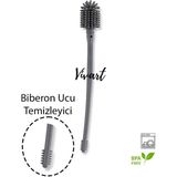 Belirtilmemiş Silikon Fırça Matara Biberon Emzik Temizleyici Kavanoz Termos Suluk Yağ Şişe Temizleme Fırçası