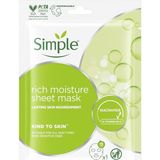 Belirtilmemiş Simple Kind To Skin Yoğun Nemlendirici Kağıt Maske, 21 ml