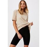 Belirtilmemiş Siyah Yüksek Bel Kısa Tayt Kadın Pamuklu Slim Kalıp ile Tüm Sezonlar İçin Uygun - 4XL