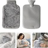 Belirtilmemiş SN-29909 Peluş Kılıflı Yumuşak Dokulu 30 cm 2000 ml Kapasiteli Sıcak Su Torbası