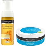 Belirtilmemiş Soothing Clear Yüz Temizleme Köpüğü + Hydro Boost Jel Vücut Kremi Hassas Ciltler