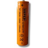 Belirtilmemiş SP-18650-1200 3.7V 1200MAH Li-Ion Pil Başlıklı