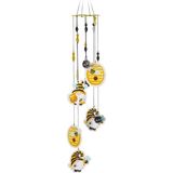 Belirtilmemiş Spoontiques - Rüzgar Çanları - Bahçe Dekoru - Bahçe ve Bahçe Dekorasyonu Için Dekoratif Çanlar - Arı Cüce Rüzgar Çanı, 11889