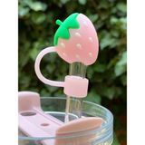 Belirtilmemiş Stanley Termos Uyumlu Stanley 1 Adet Renkli 10 mm Için Pipet Tıpası Çiçekli Pipet Kapağı Quencher Pipet Tıpası 40 Oz ve 30 Oz Uyumlu - Pembe - Yeşil