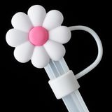 Belirtilmemiş Stanley Termos Uyumlu10 mm Stanley Için Silikon Pipet Tıpası Kapağı Şekilli Quencher Pipet Tıpası - Beyaz