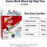 Belirtilmemiş Swiss Bork Move Up Step Two Glukozamin ve Kolajen 60 Tablet - 0 - 1 Ay
