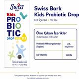 Belirtilmemiş Swiss Bork Probiotic Kids D3 Içeren Damla 10 ml - 0 - 1 Ay