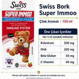 Belirtilmemiş Swiss Bork Super Immoo Çilek Aromalı Sıvı Takviye 150 ml - 0 - 1 Ay