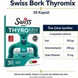 Belirtilmemiş Swiss Bork Thyromix Iyot Selenyum ve Çinko 30 Kapsül - 0 - 1 Ay