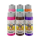 Belirtilmemiş Tamamlayıcı Renkler Parmak Boyası 6'lı Set 6X60 ml