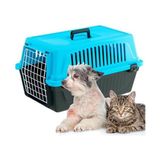 Belirtilmemiş Taşıma Kutusu Kedi, Taşıma Kutusu, 8 Kg'a Kadar Küçük Kediler, Kapı Plastik Demir, H