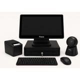 Belirtilmemiş Tiwox Dokunmatik Pos Kasa Sistemi | Termal Fiş Yazıcı + Para Çekmecesi + Barkod Okuyucu + Klavye Mouse