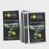 Belirtilmemiş Tüm Telefon ve Tabletler Için Radyasyon Önleyici Etiket Sticker - (ClearEyelets)Black-RadiantOrchid