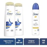 Belirtilmemiş Ultra Care Saç Bakım Şampuanı Yoğun Onarıcı 400 ml x 2 + Kadın Sprey Deodorant Original 150 ml
