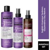 Belirtilmemiş Urban care Expert Biotin ve Kafein Dökülme Karşıtı Saç Bakım Seti-Hızlı Uzamaya Yardımcı-Vegan