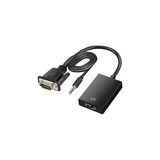 Belirtilmemiş VGA To HDMI Çevirici Adaptör 3.5 mm Ses Girişli (Hdmi Çıkışı VGA Ya Dönüştürmez)