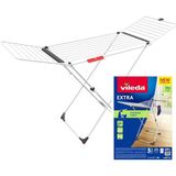 Belirtilmemiş Vileda Extra 20 Metre Kurutma Alanına Sahip, Tekerli Kanatlı Çamaşır Kurutmalığı