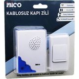 Belirtilmemiş Wireles Kablosuz Kapi Zili Pilli 16 Farkli Melodi 50MT Çekim Alani Pil = 2AA - Düğme = 23A (5047)