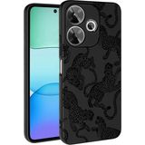 Belirtilmemiş Xiaomi 13 4g Için Kapak LKL01 Özel Laklı Desenli Kılıf Leopar