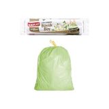 Belirtilmemiş Yasemin Kokulu Büyük Boy Büzgülü Çöp Poşeti 10'lu 65X67 Cm, Kolay Bağlanır Kokulu Büzgülü Büyük Boy Çöp Torbası, Sızdırmaz, Yırtılmaz, Geri Dönüştürülebilir Atık Torbası, Güçlü Çöp Poşeti