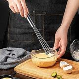 Belirtilmemiş Yeni Nesil Paslanmaz Çelik Metal Boncuk Top Uçlu Çırpıcı Sos Karıştırıcı Top Uçlu Yumurta Çırpıcı - 1 Adet