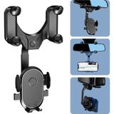 Belirtilmemiş Yüksek Kalite Araç İçi Telefon Tutucu 360° derece dönebilen yatay dikey kullanım dikiz aynası uyumlu yüksek kalite Döner Başlık ile Akrobat Tasarım Plastik Malzeme - Beyaz