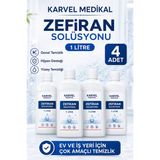 Belirtilmemiş Zefiran Solüsyonu 1 Litre 4 Adet Set Antiseptik Hijyen Ve Çok Amaçlı Temizlik Solüsyonu