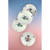 Belisya 4 Parça Porselen Yemek Tabağı - 20 cm