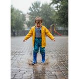 Belix Konçlu Peluşlu Emojili Erkek Çocuk Yağmur Çizmesi 26-35 Mavi